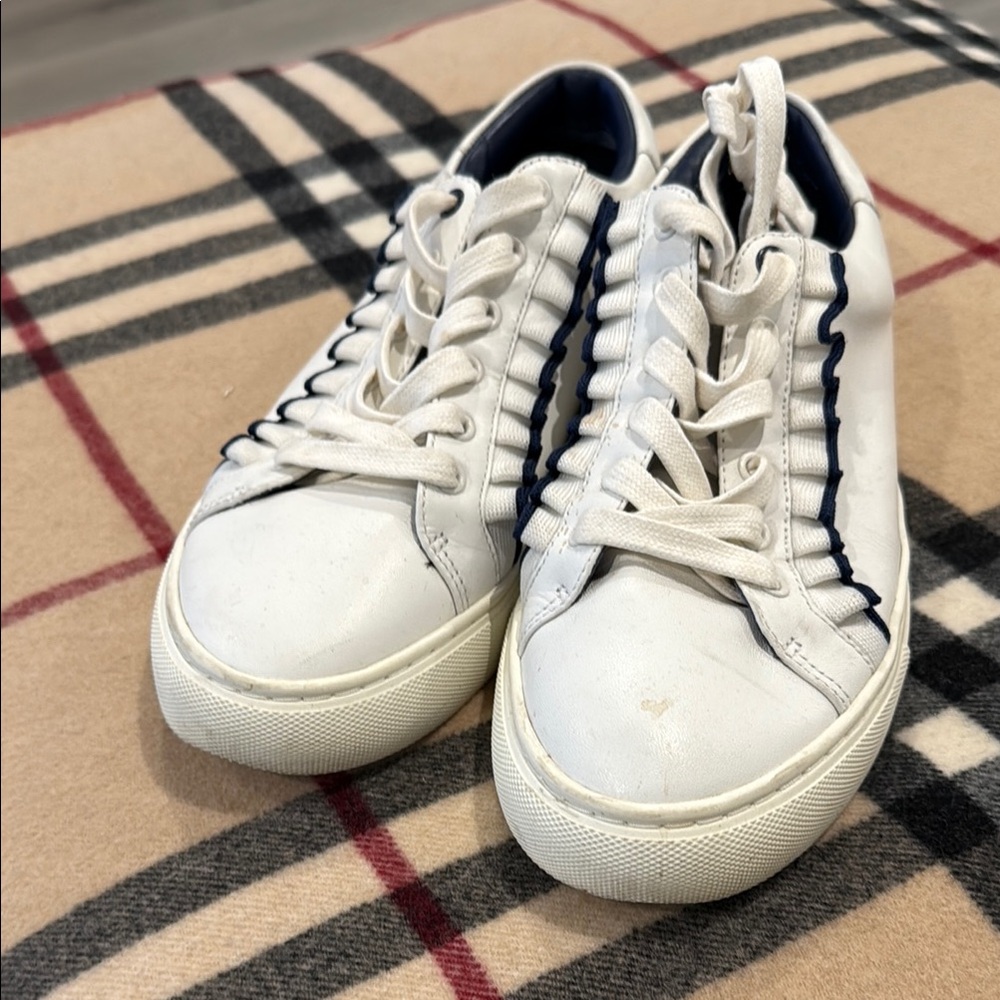 Tory Sport White and Navy Sneakers